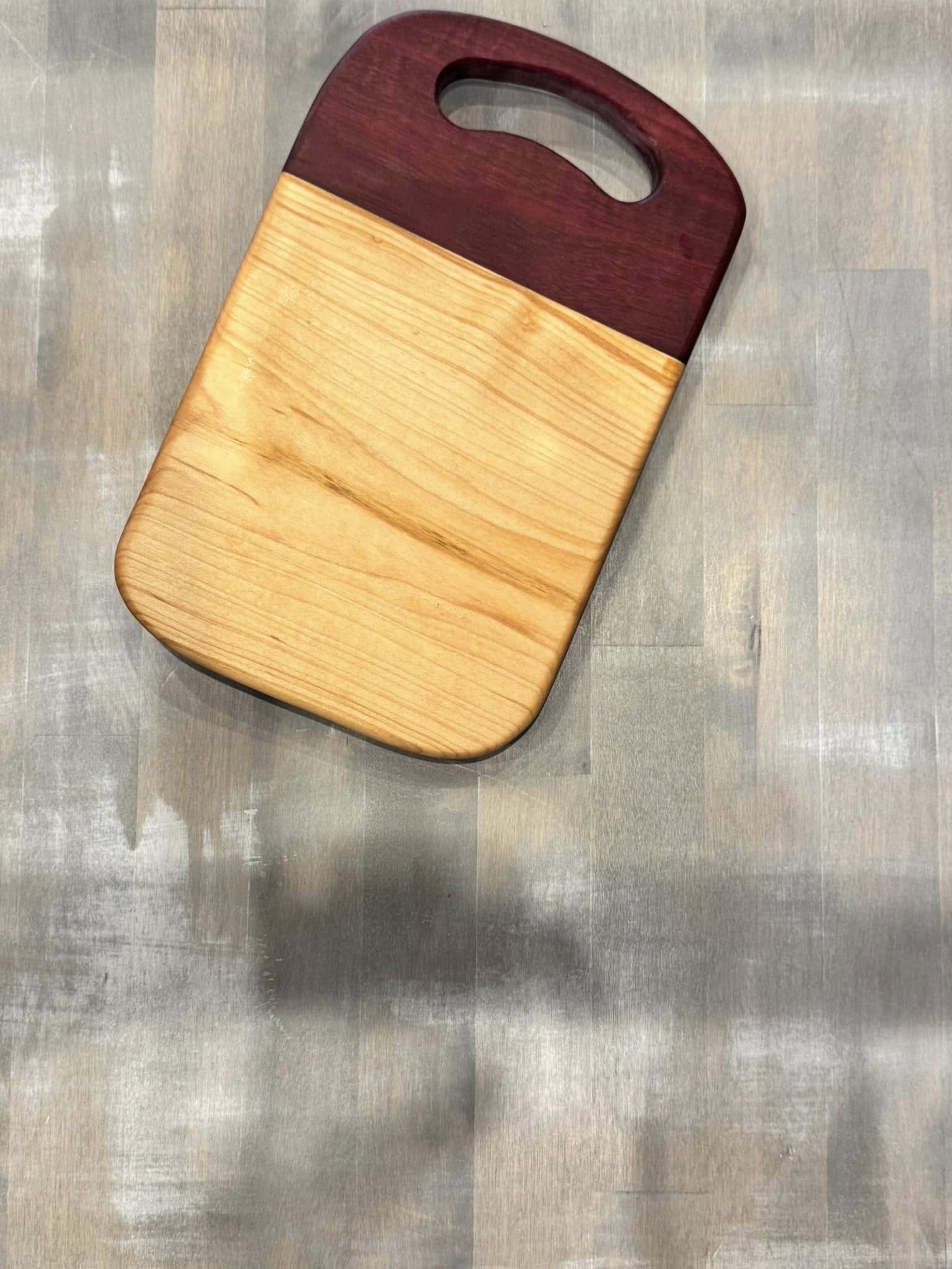 With The Gritz Cocktail Board | Purple Heart | Maple