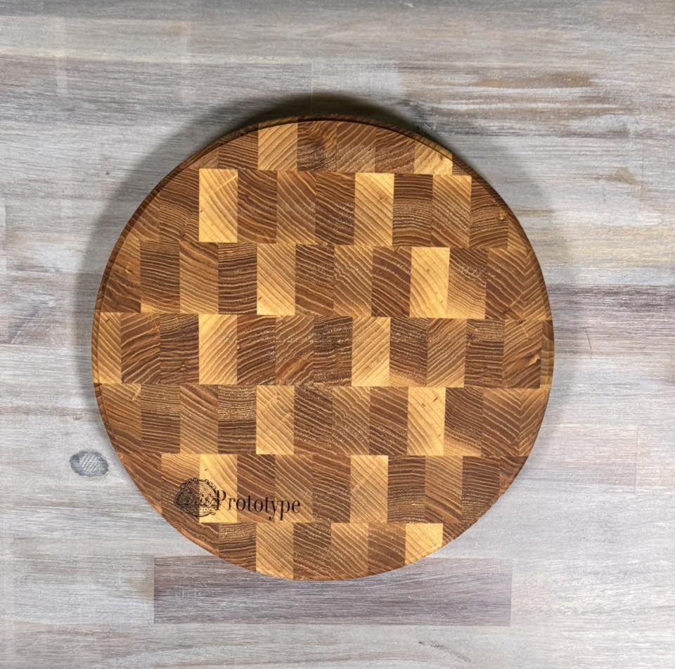 with the Gritz Custom Endgrain | 12 Round | B-stock