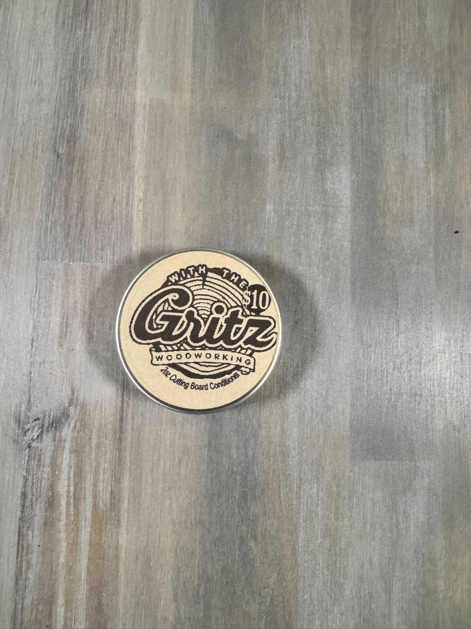 With the Gritz Food-Safe Cutting Board Conditioner | 2oz