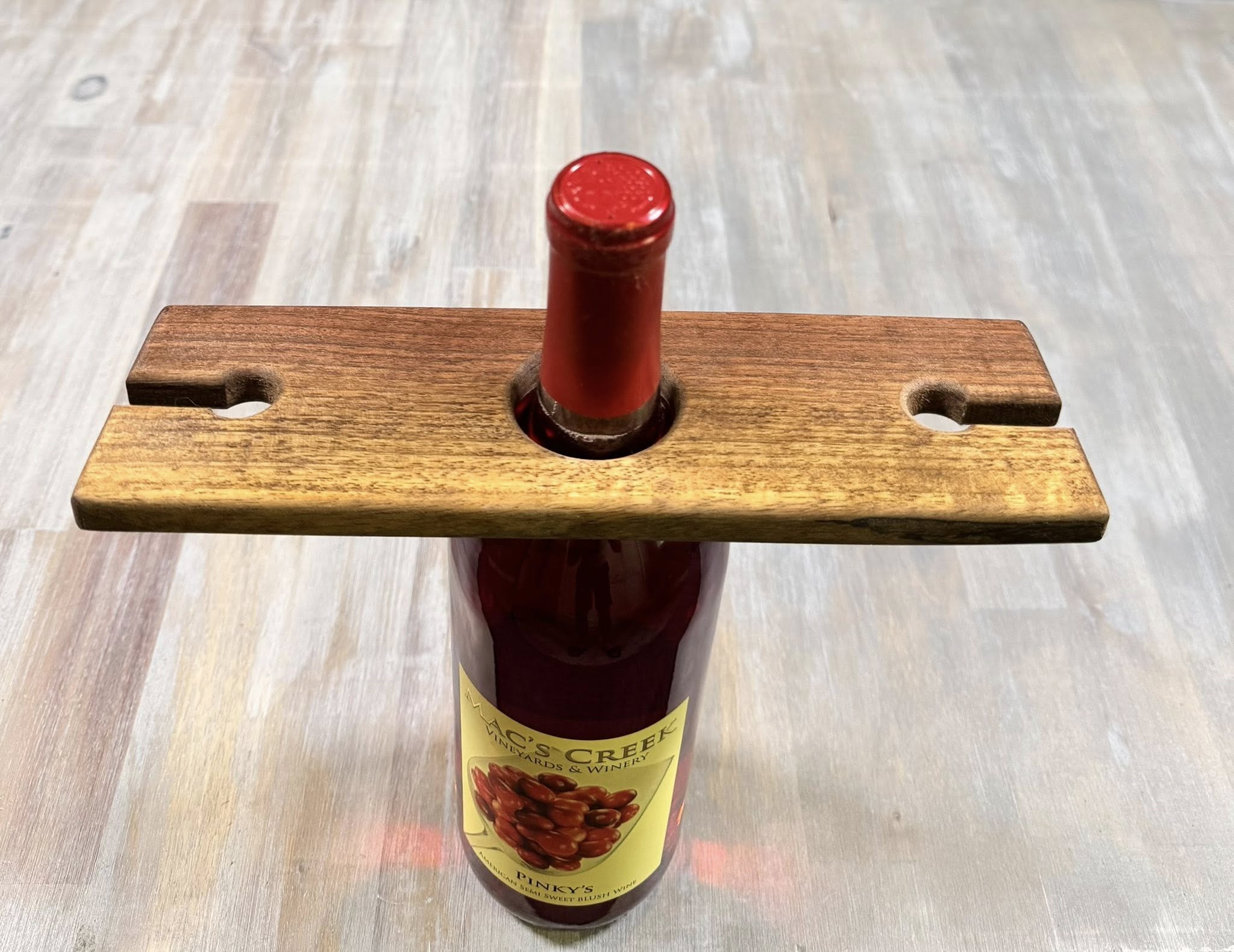 With the Gritz Wine Caddy | Walnut