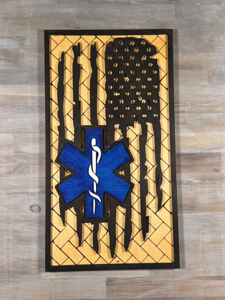 With the Gritz Custom American Flag | Paramedic | 22x12