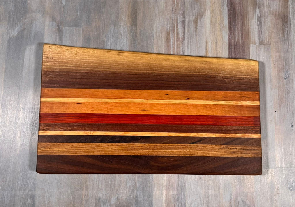 With The Gritz Cutom Live-Edge Cutting Board