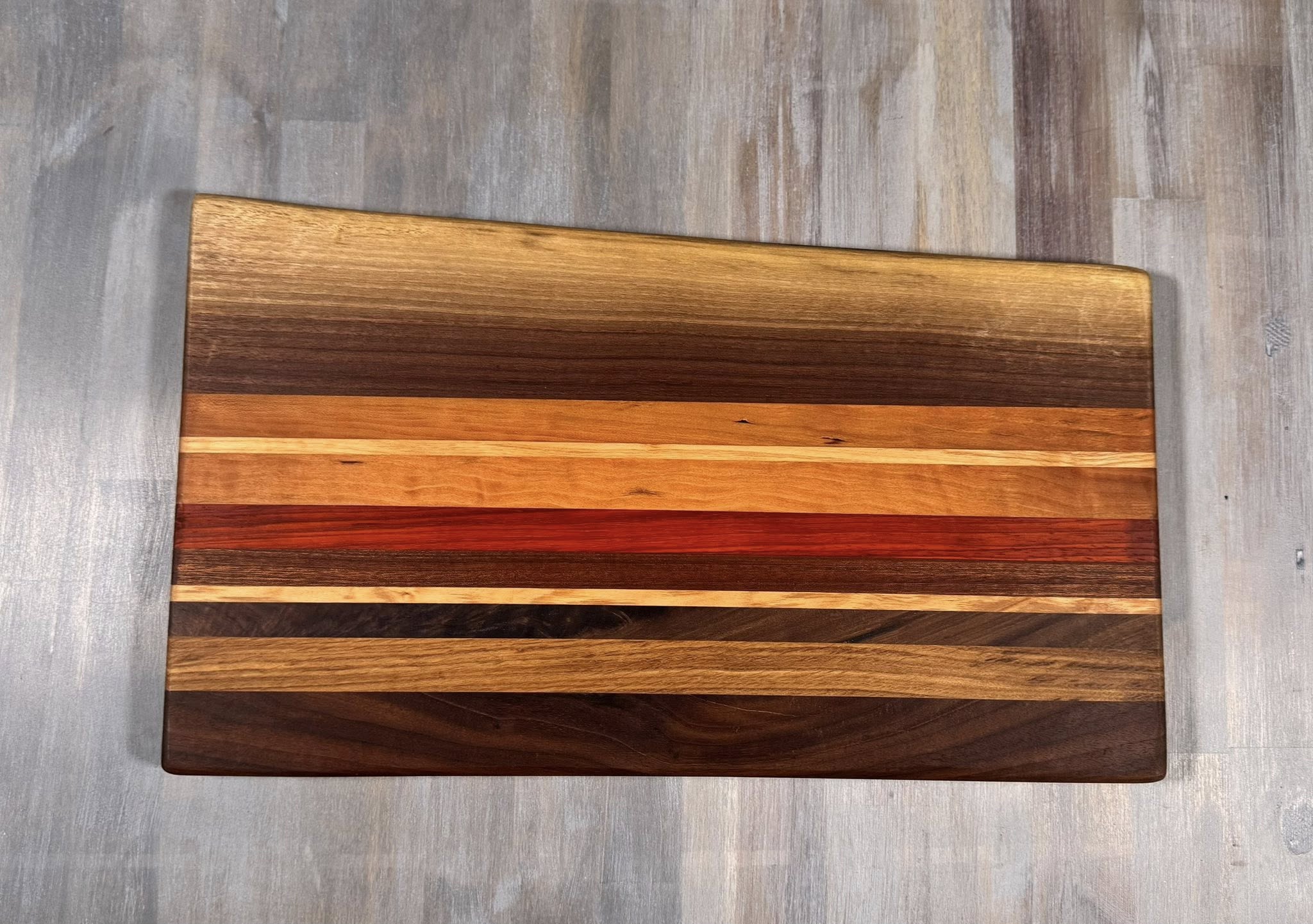 With The Gritz Cutom Live-Edge Cutting Board