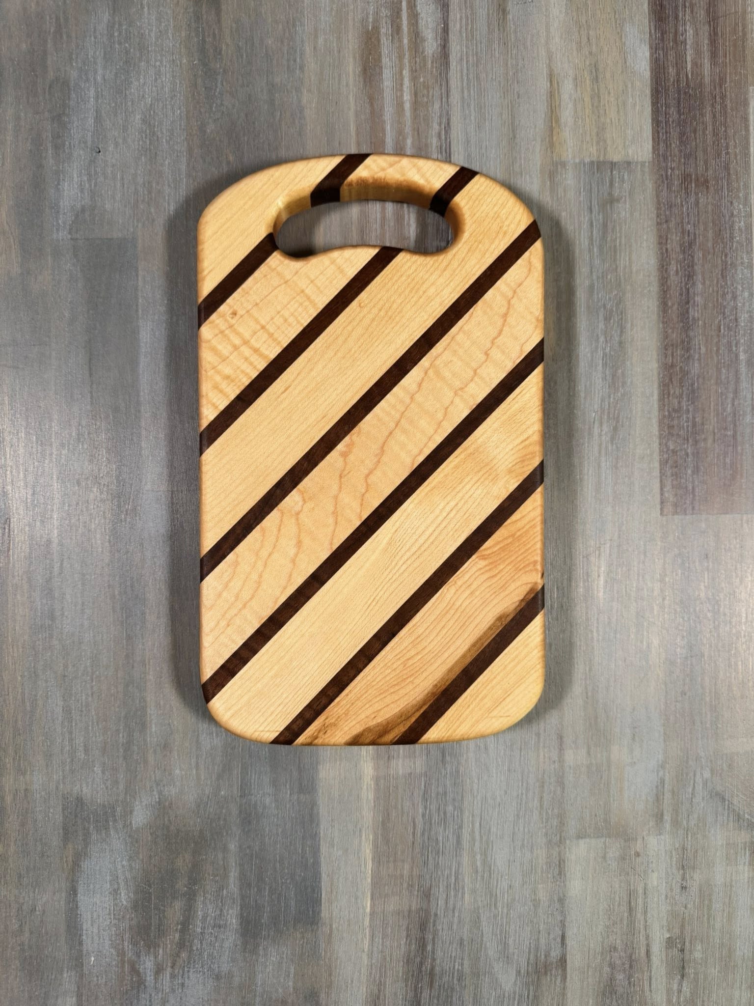 With The Gritz Mini-Cocktial Board | Diagonal Stripe