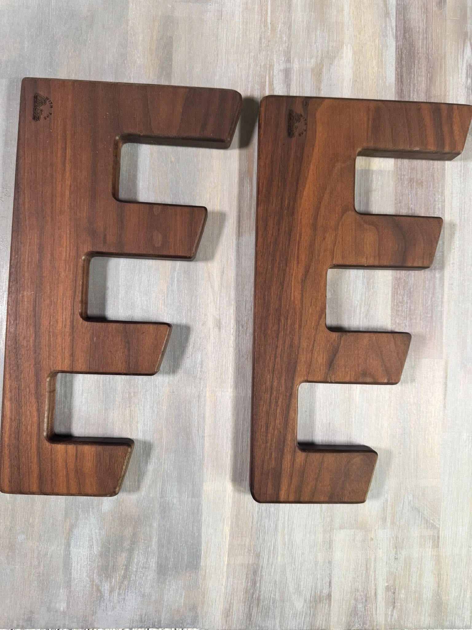 With The Gritz Custom Cutting Board Holder/Display | Walnut | Three Tier