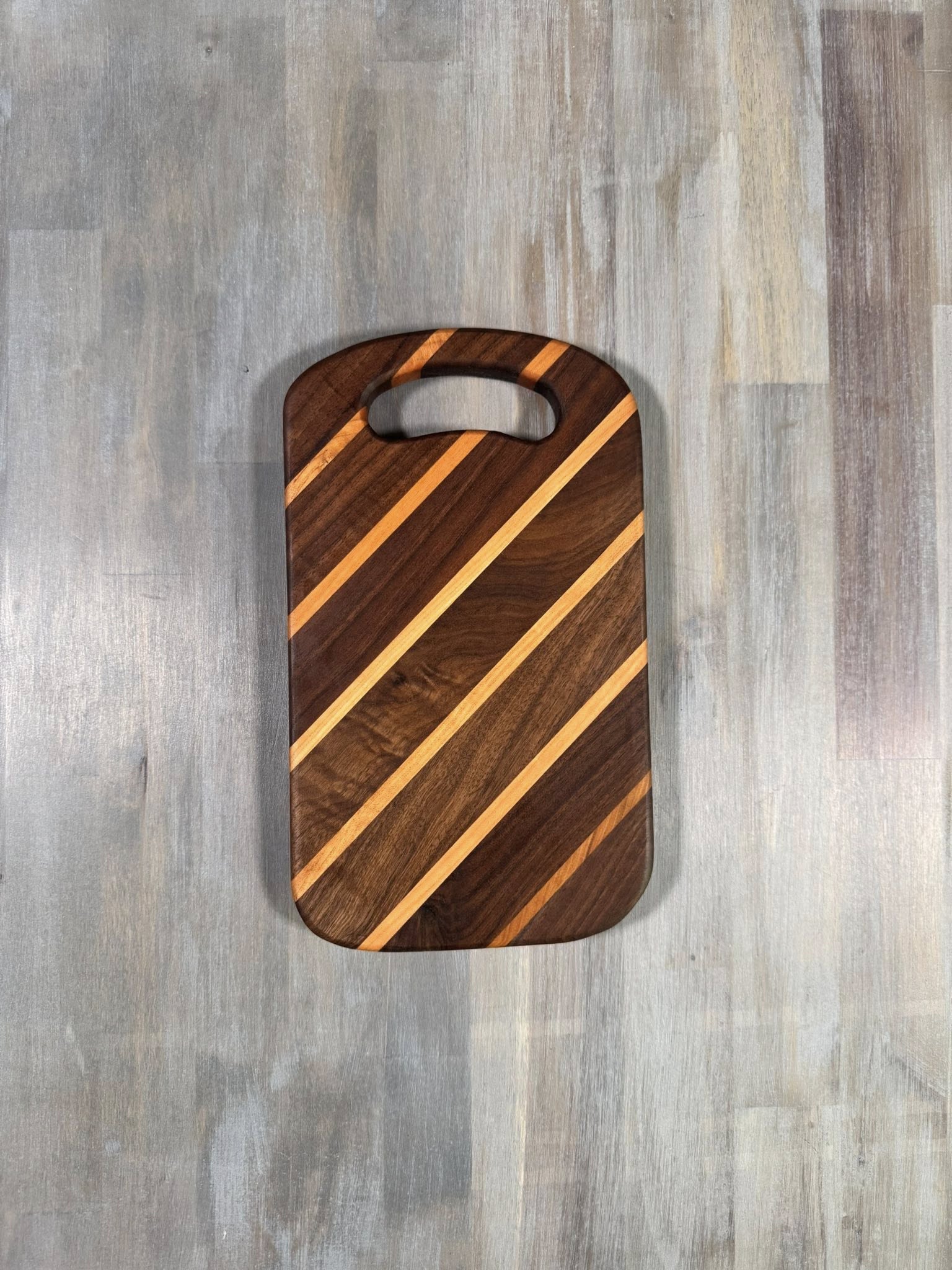 With The Gritz Mini-Cocktail Board | Diagonal Stripe