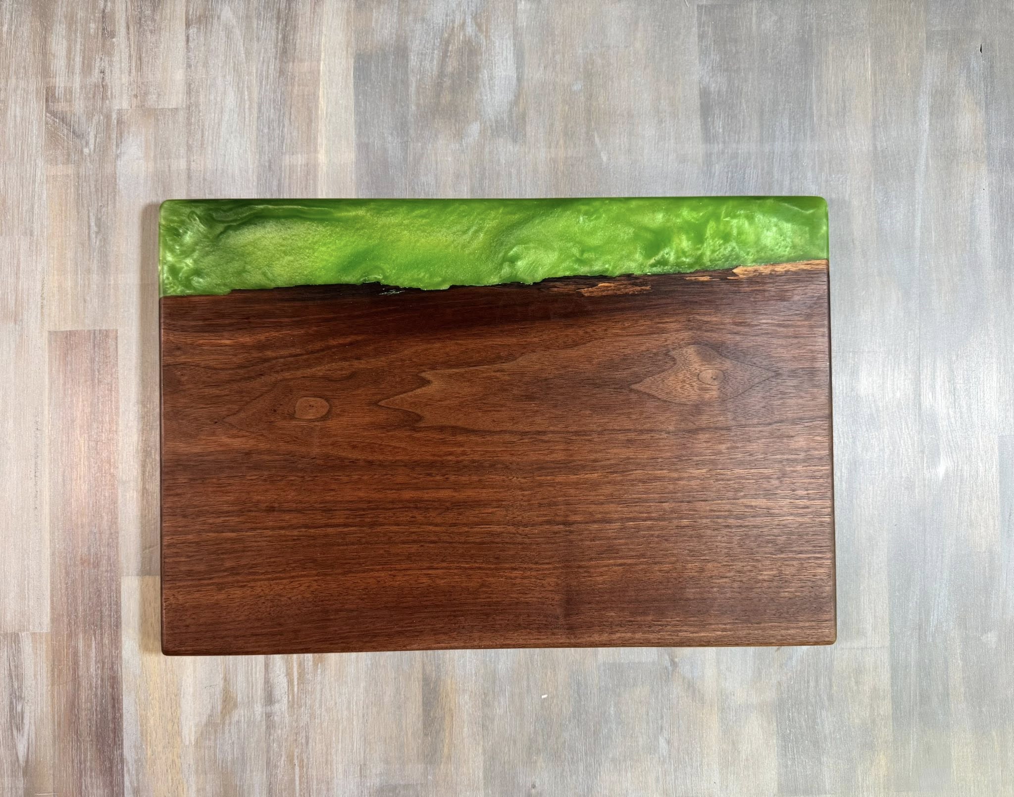 With The Gritz Custom Epoxy Tray | Vivid Green