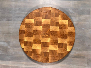 With the Gritz Custom 12" all End Grain Round | Ash