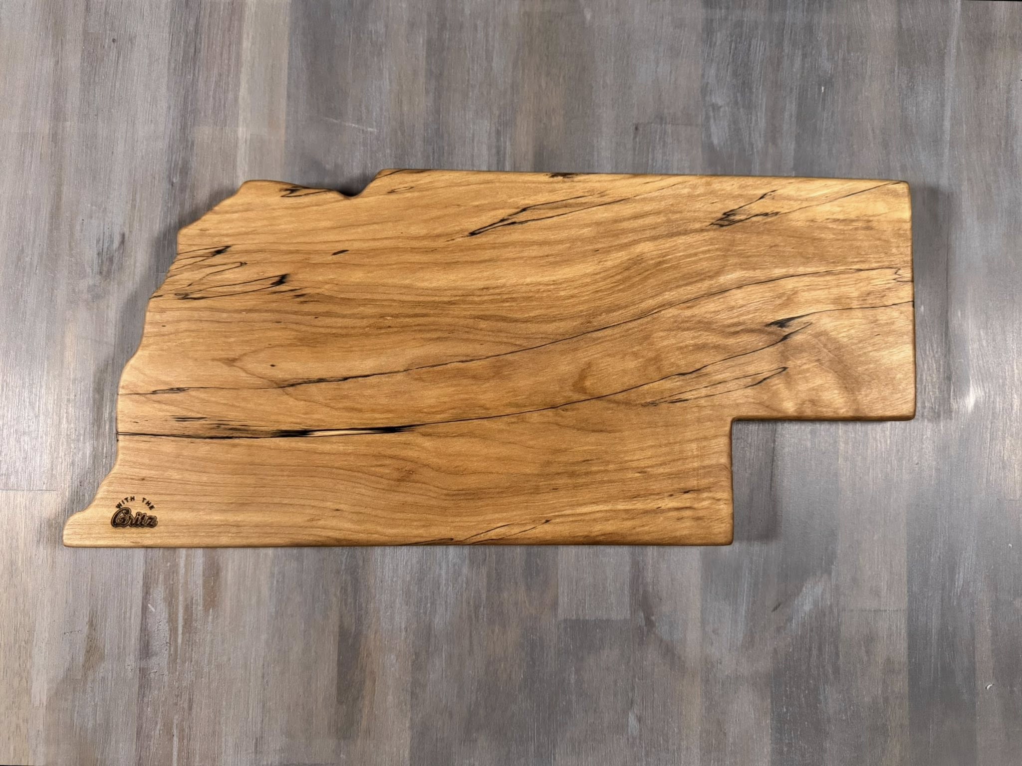 With The Gritz Nebraska Board | Medium | Spalted