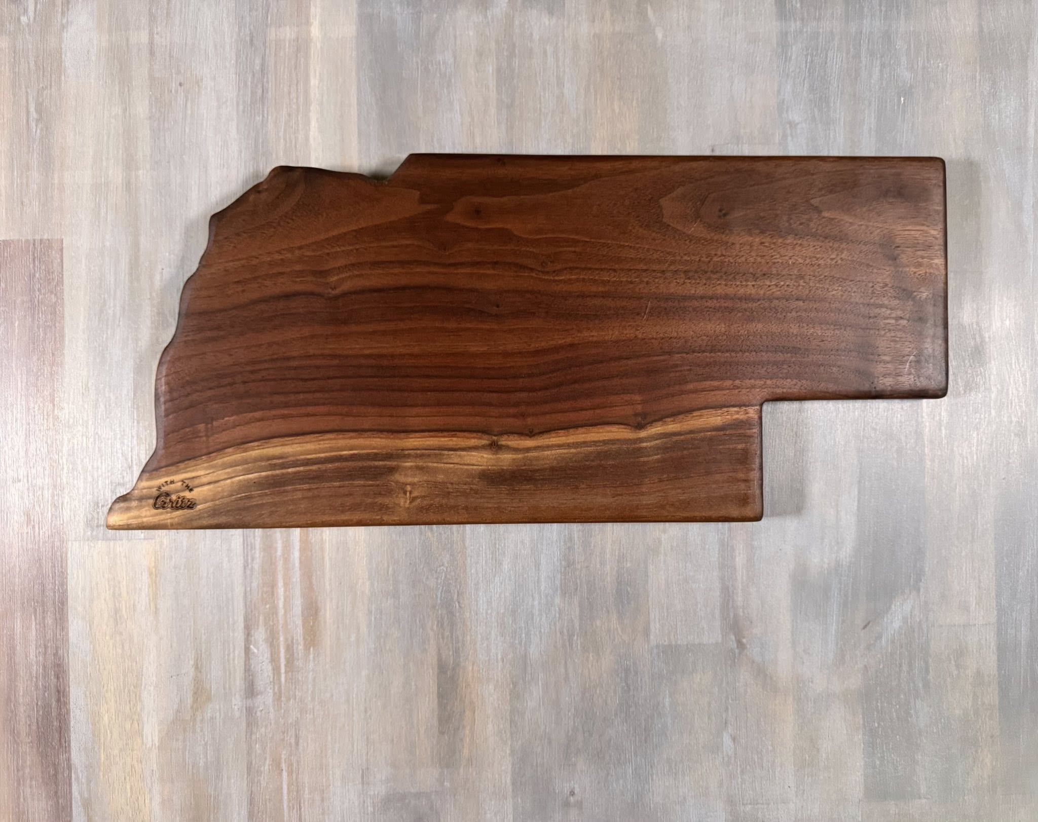 With The Gritz Nebraska Board | Medium | Walnut