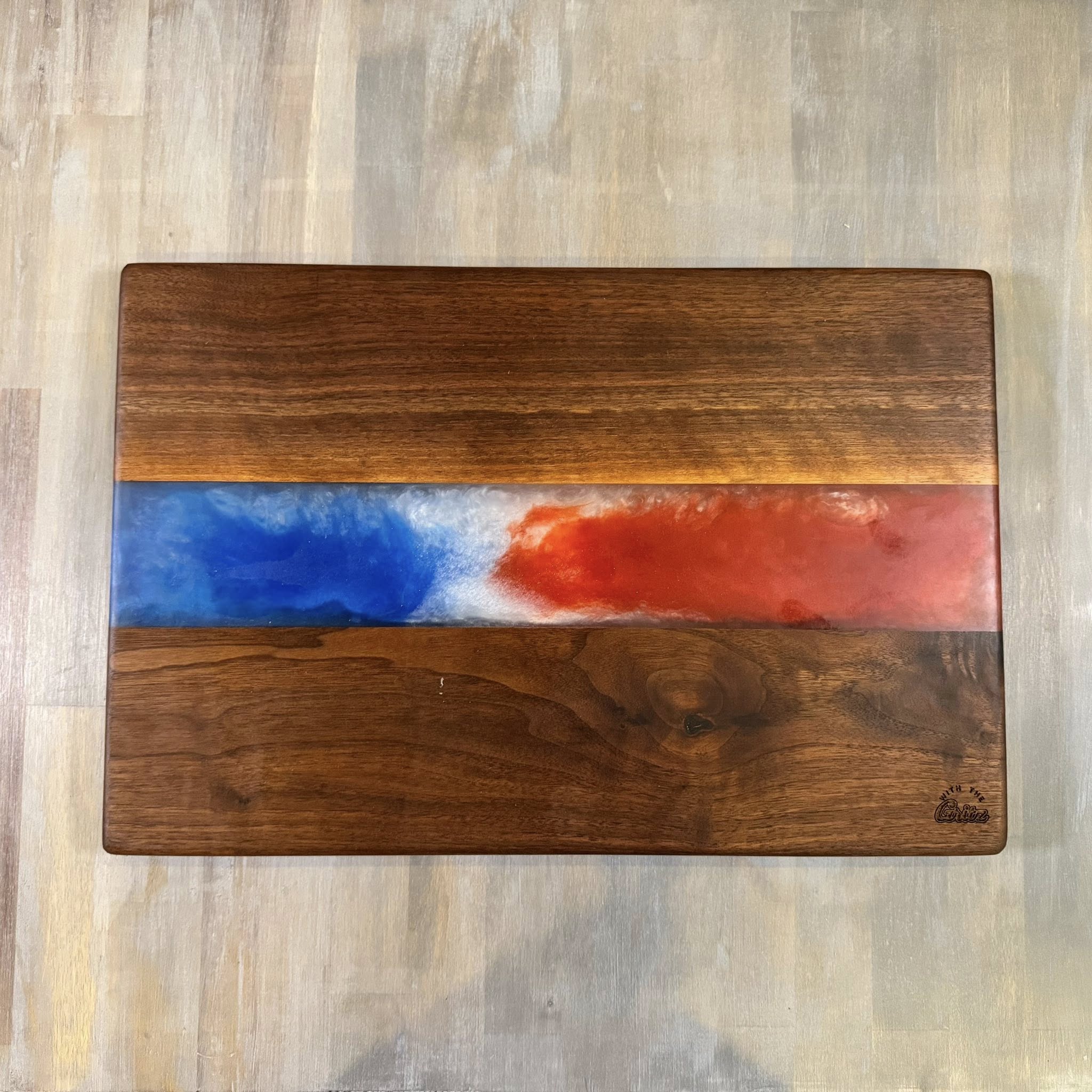 With The Gritz Custom Epoxy Tray | Murica