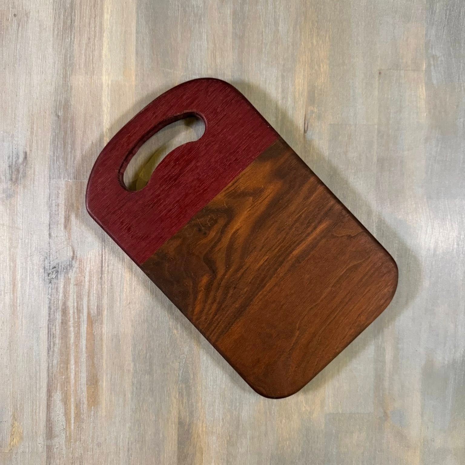 With The Gritz Cocktail Board | Purple-Heart | Wanut