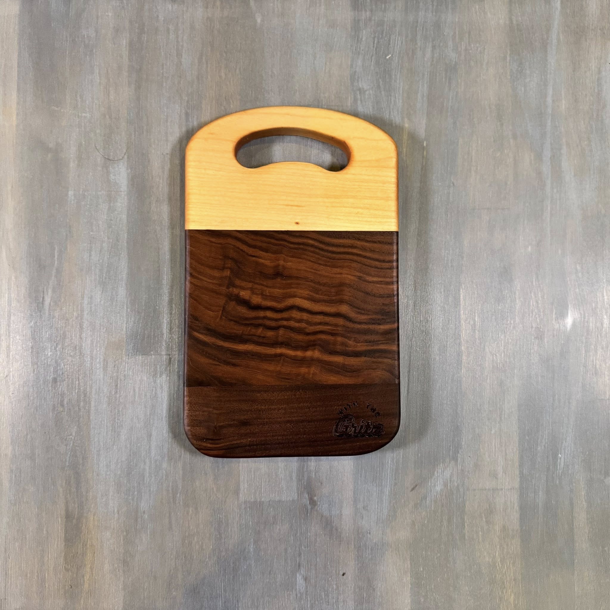 With The Gritz Cocktail Board | Maple| Walnut