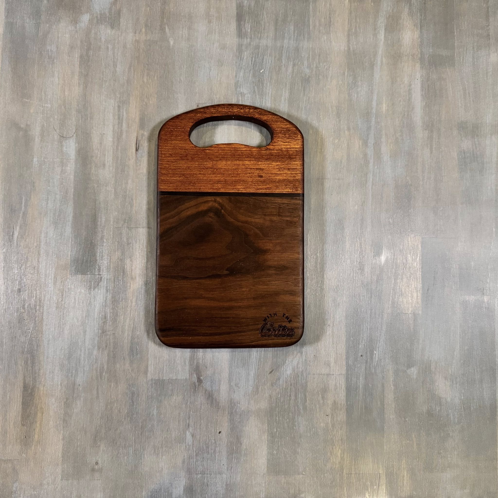 With The Gritz Cocktail Board | Mahogany | Walnut | Wenge