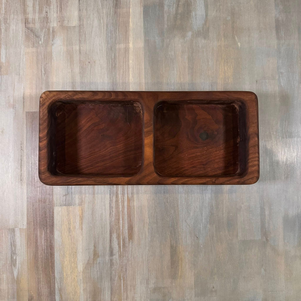 With the Gritz Custom Serving Bowl | Walnut | Two Opening