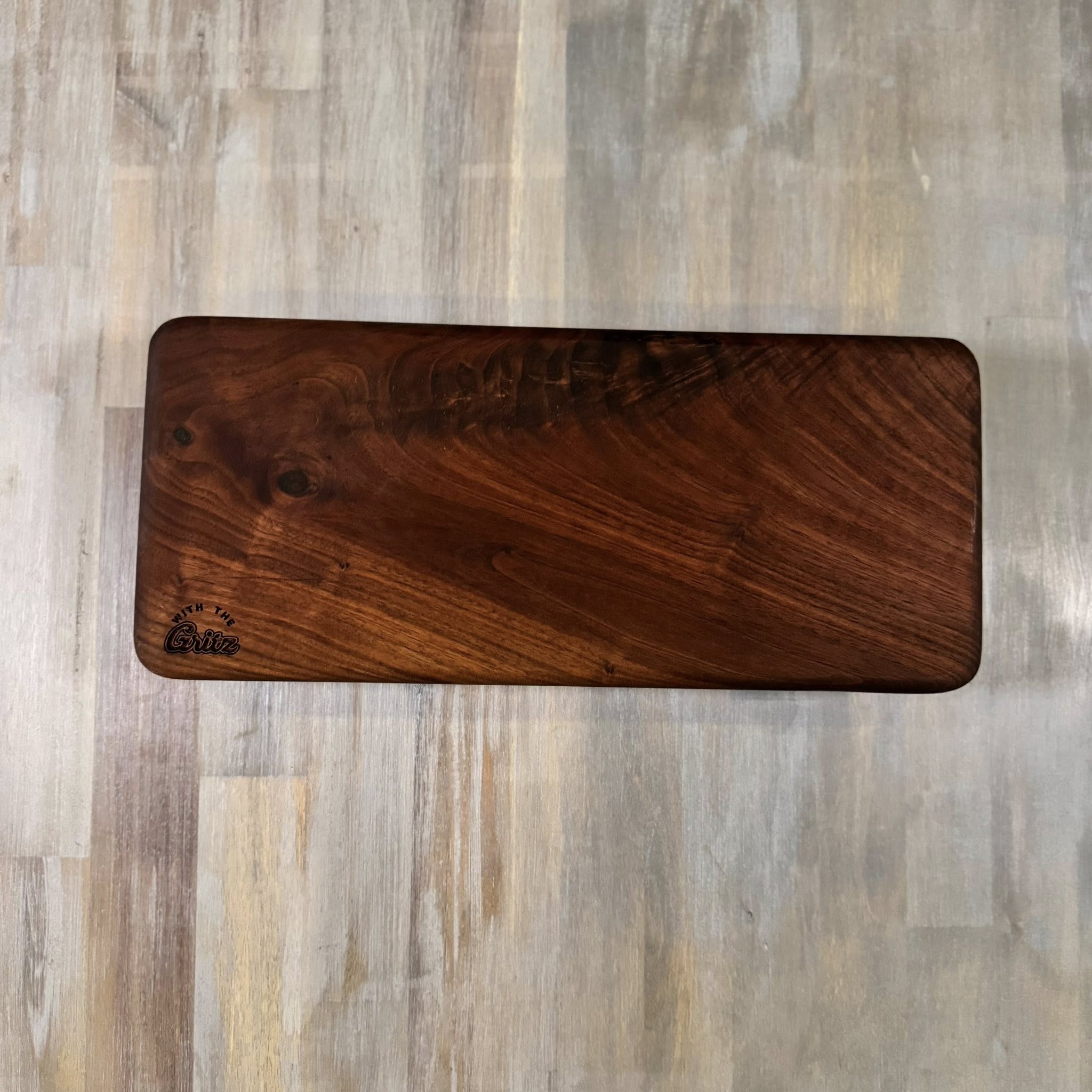 With the Gritz Custom Serving Bowl | Walnut | Two Opening