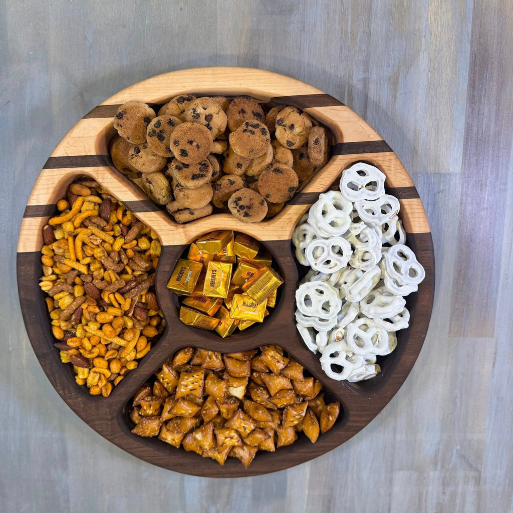 With The Gritz Custom Large Round Serving Tray | Five Space