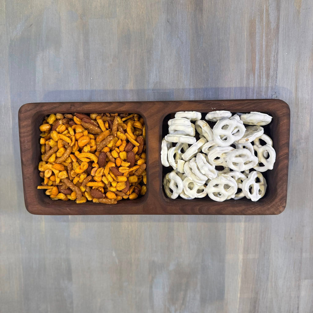 With the Gritz Custom Serving Bowl | Walnut | Two Opening