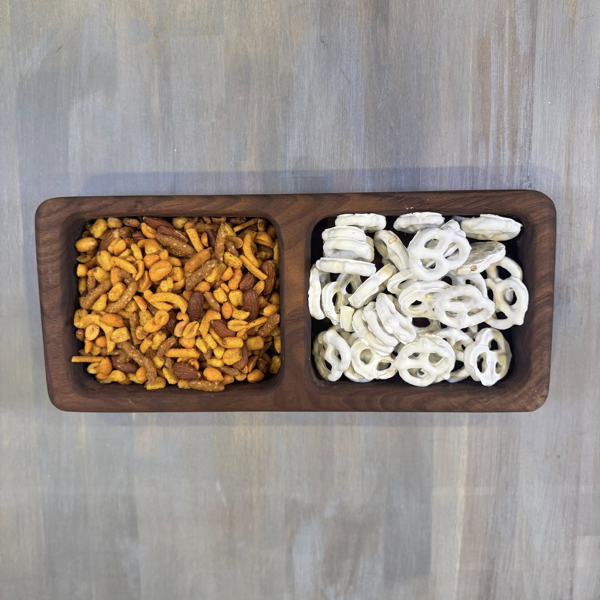 With the Gritz Custom Serving Bowl | Walnut | Two Opening