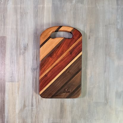 With The Gritz Mini-Cocktail Board | Desert Sunrise Diagonal