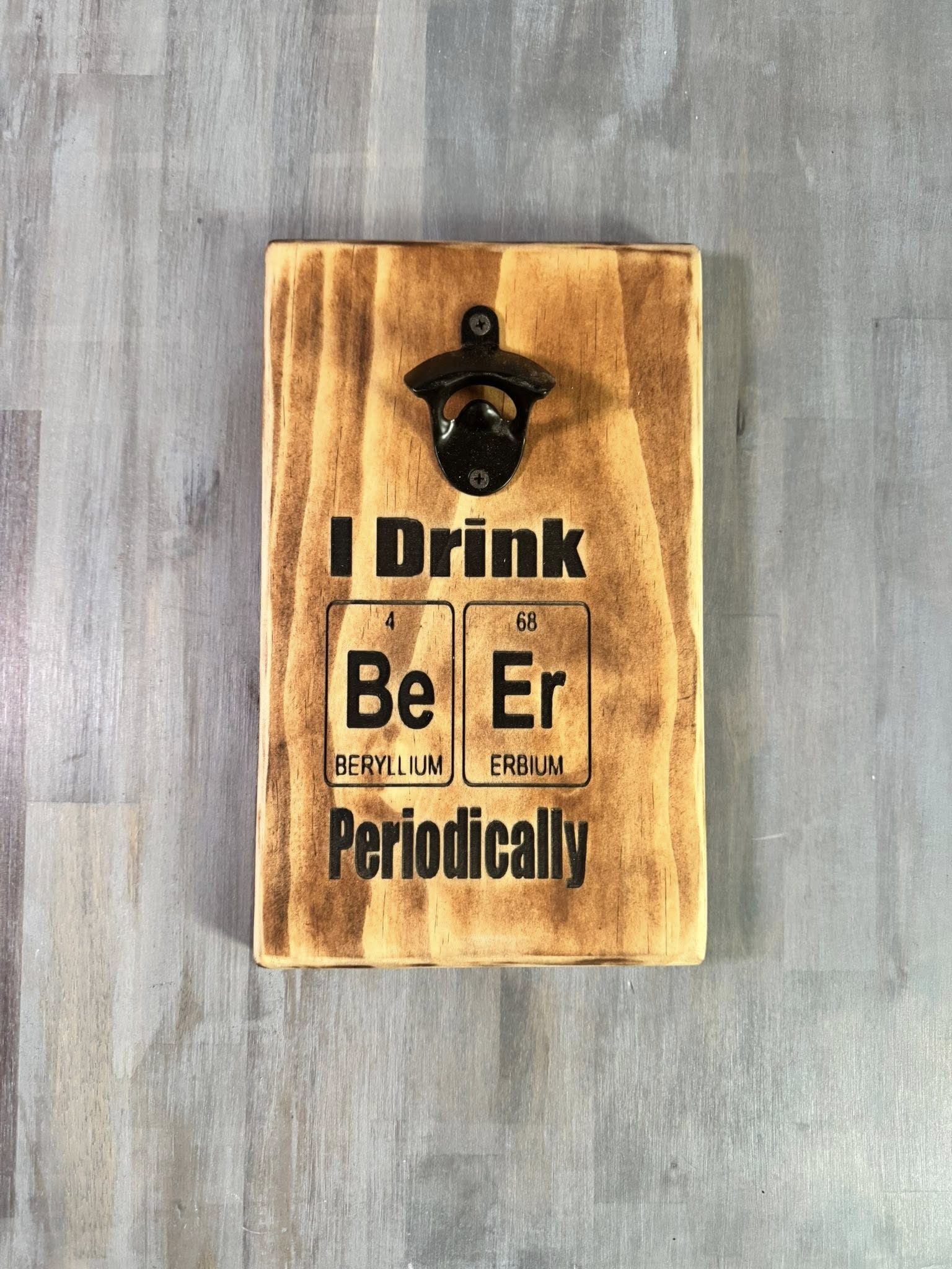 Custom With The Gritz Bottle Opener | Wall Mount