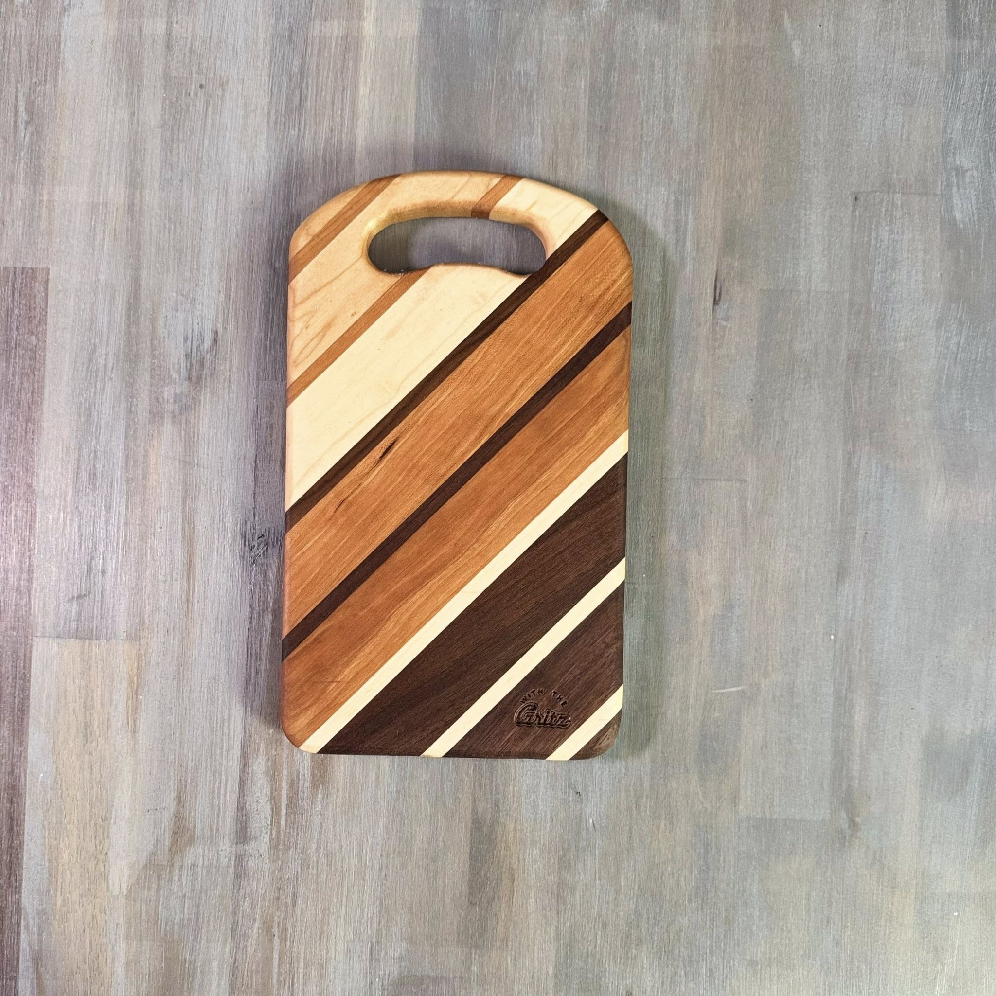 With The Gritz Mini-Cocktail Board | Classic Ombre Diagonal