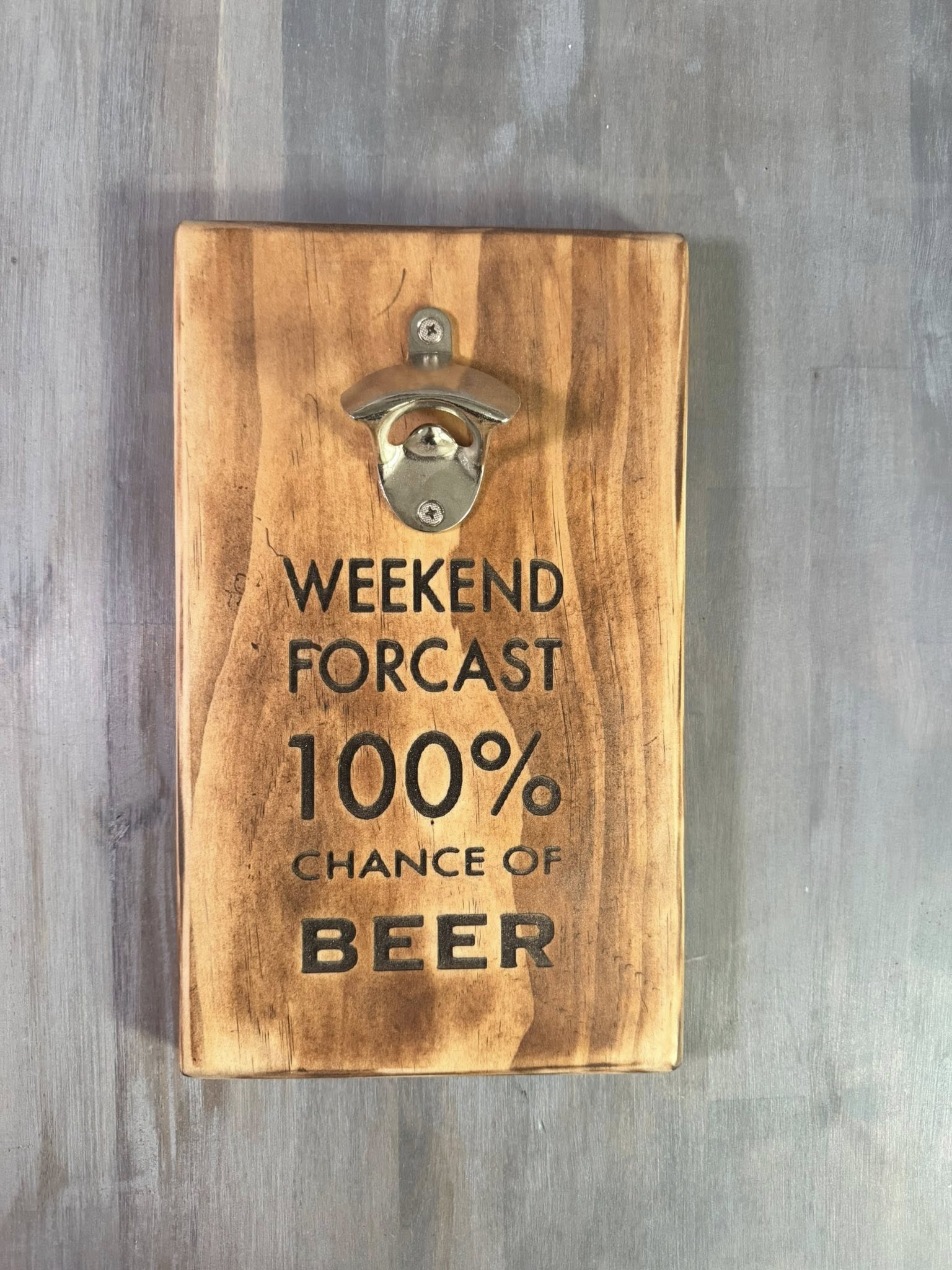 Custom With The Gritz Bottle Opener | Wall Mount