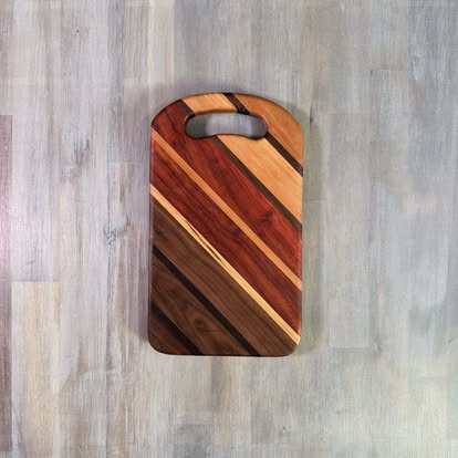 With The Gritz Mini-Cocktail Board | Desert Sunrise Diagonal