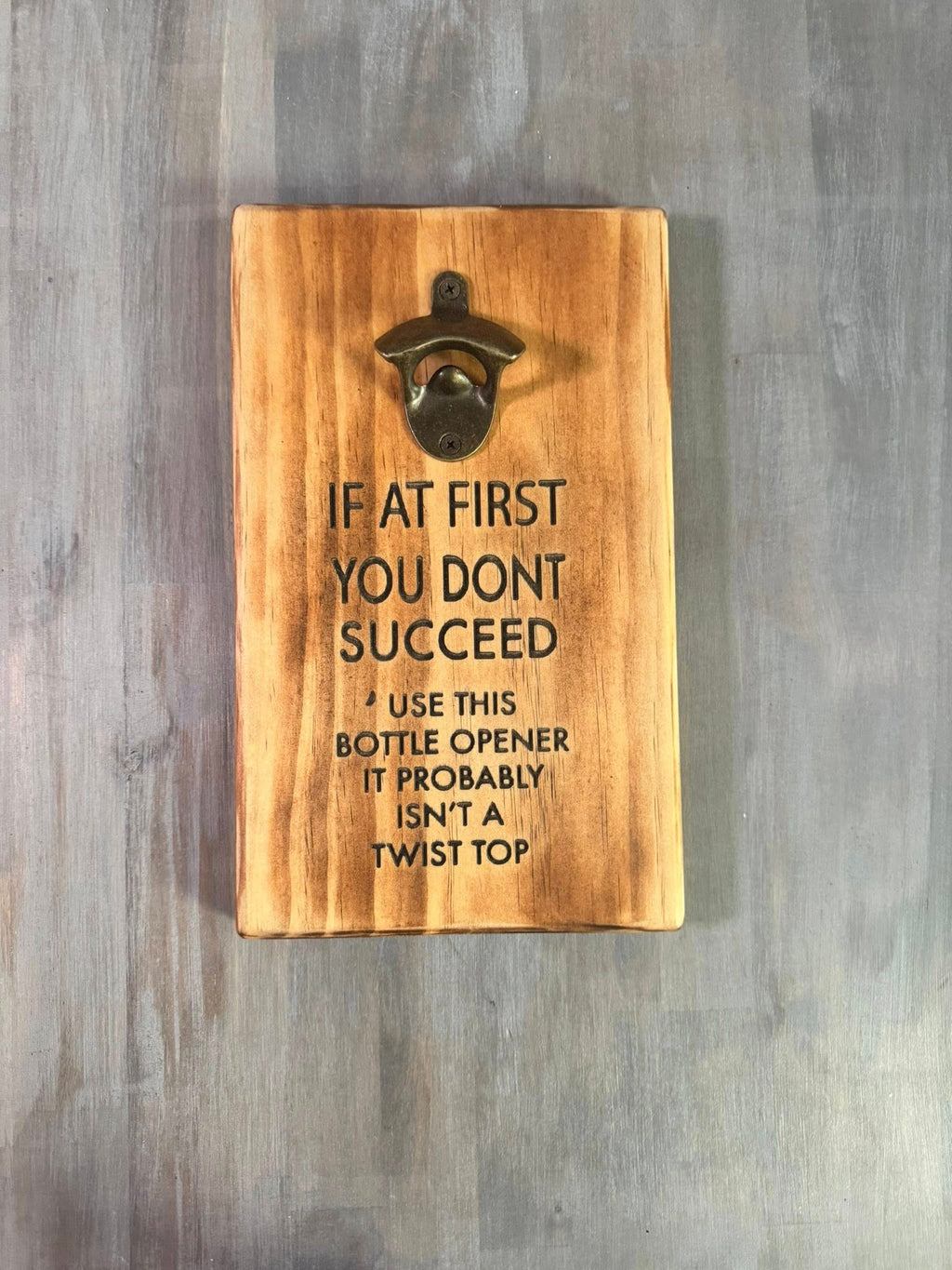 Custom With The Gritz Bottle Opener | Wall Mount