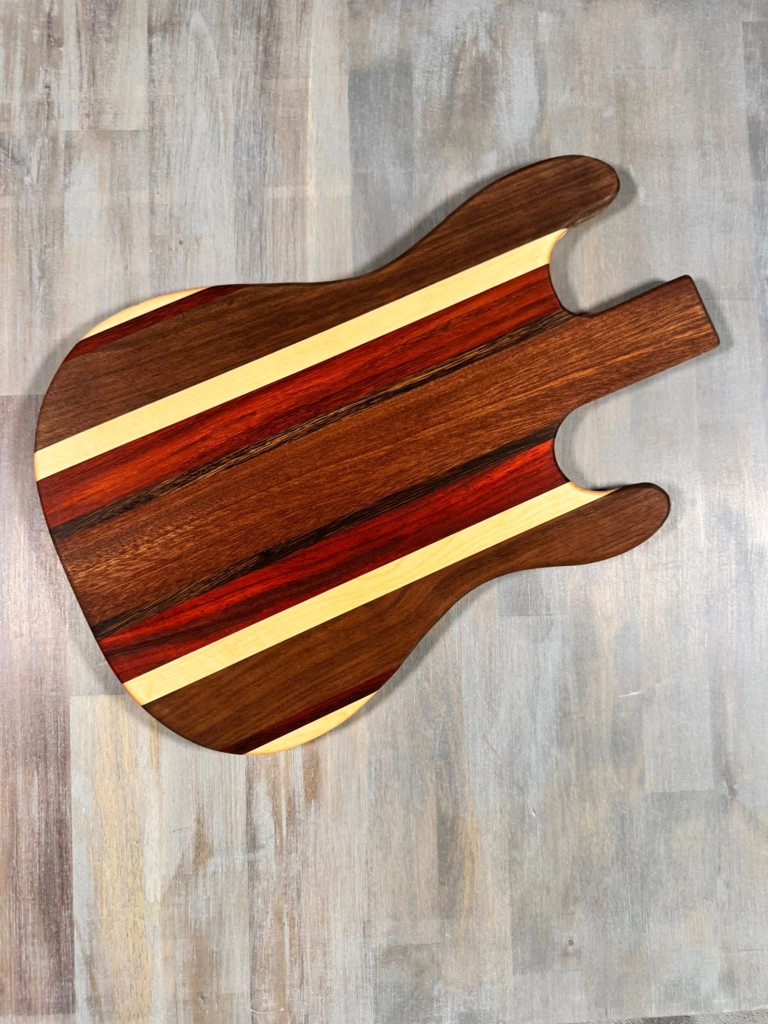 With the Gritz Custom Guitar Shaped Cutting Board | S Style