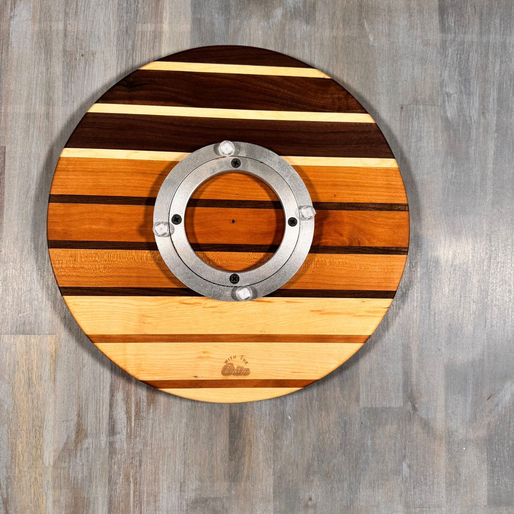 With the Gritz Custom Lazy Suzan | 14" | 3 Tone Ombre