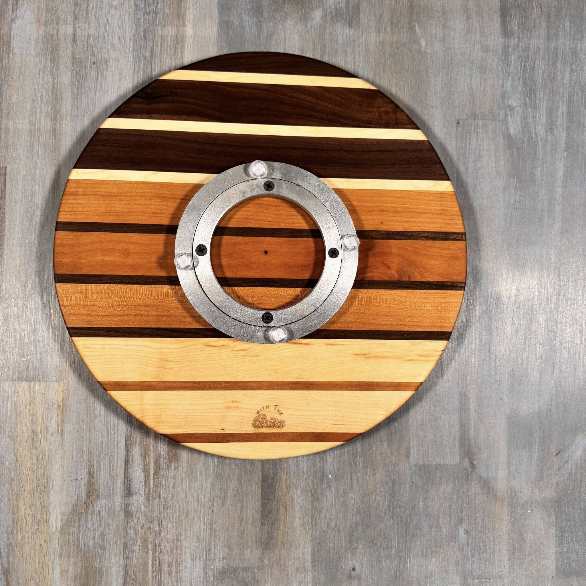 With the Gritz Custom Lazy Suzan | 14" | 3 Tone Ombre