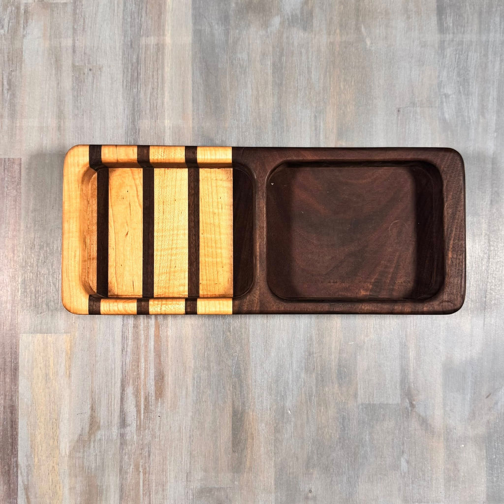With the Gritz Custom Serving Bowl | Walnut Maple | Two Opening