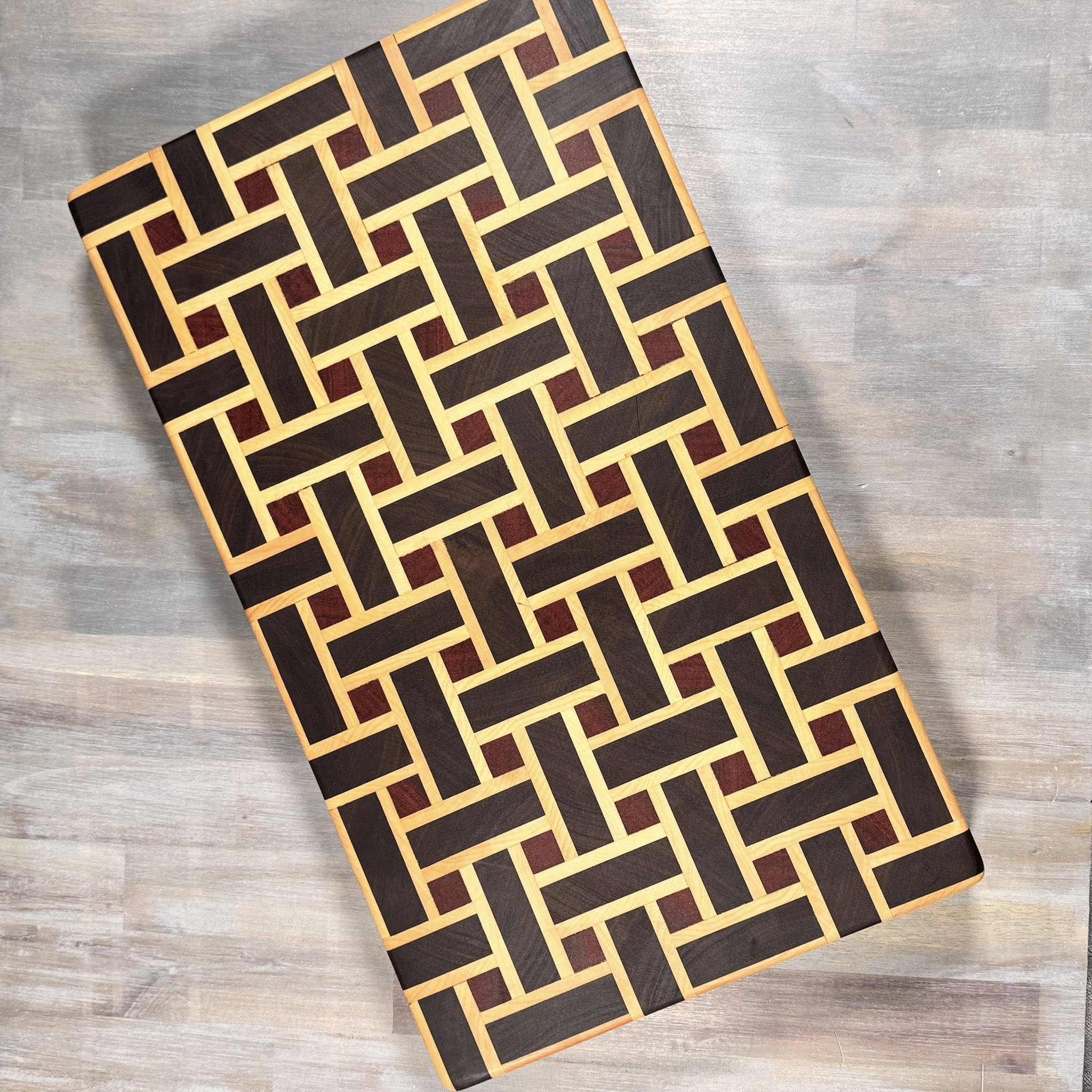 With the Gritz Basket Weave | Handles| 22 x 12