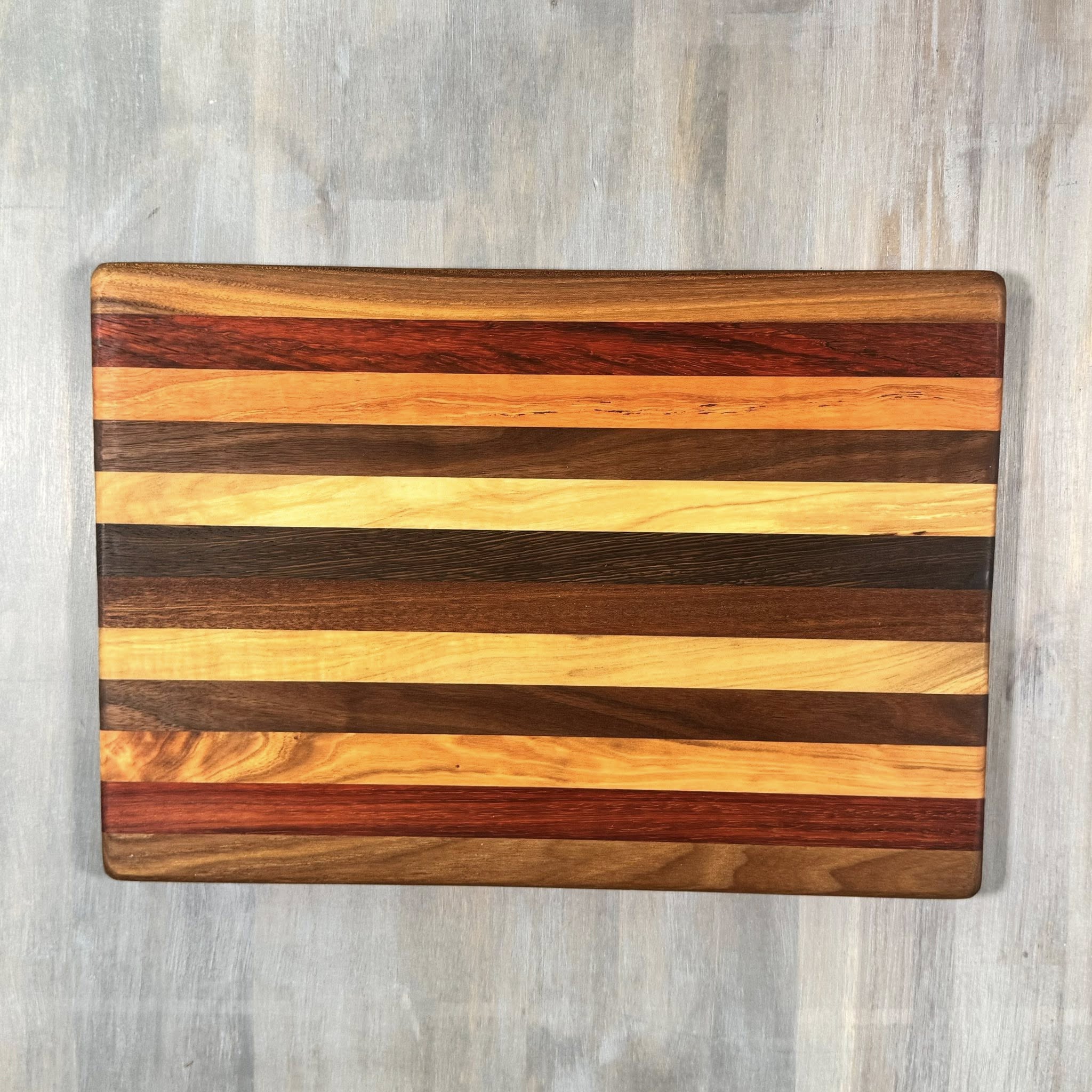 With the Gritz Classic Rectangle Cutting Board | 15x10 | Assorted Wood