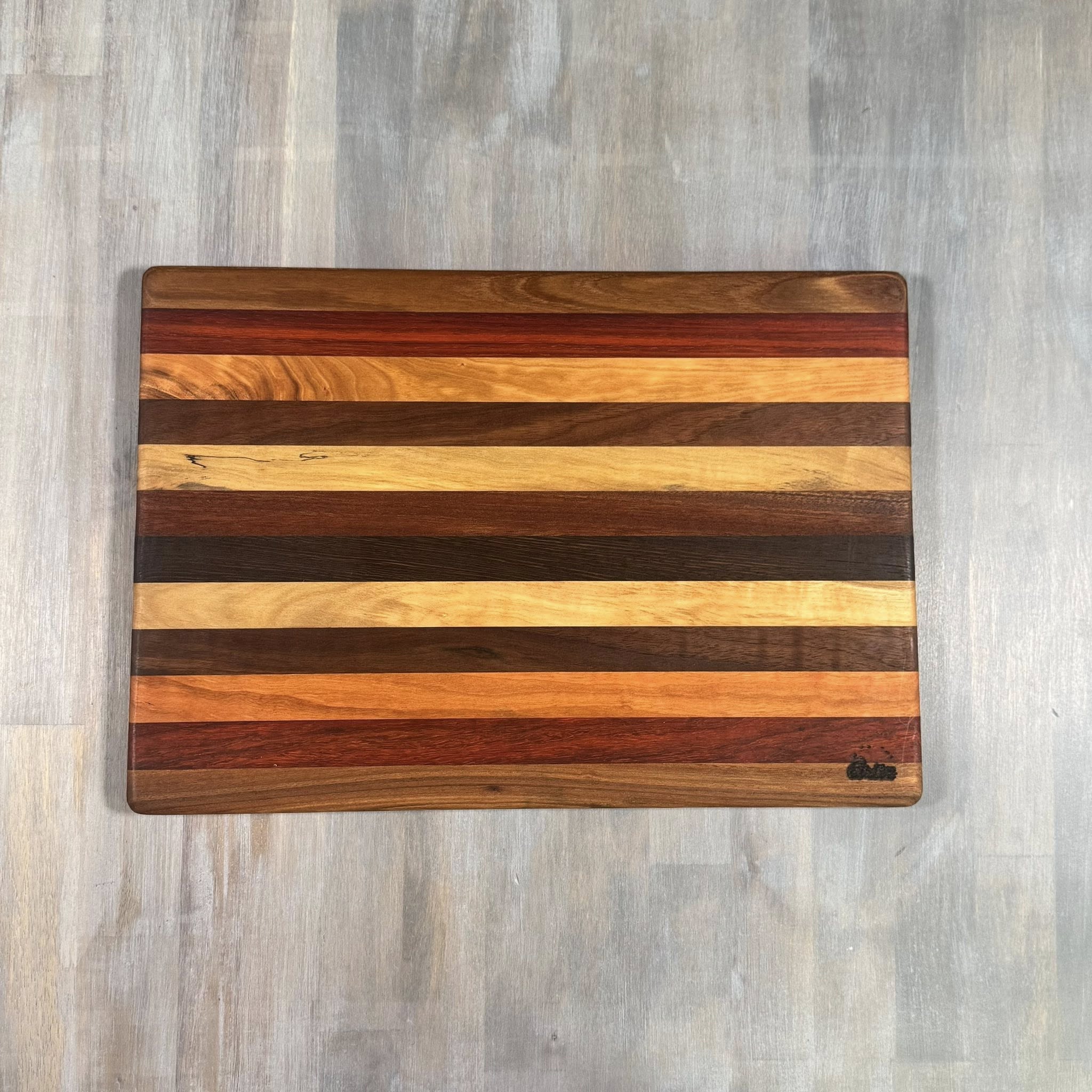 With the Gritz Classic Rectangle Cutting Board | 15x10 | Assorted Wood