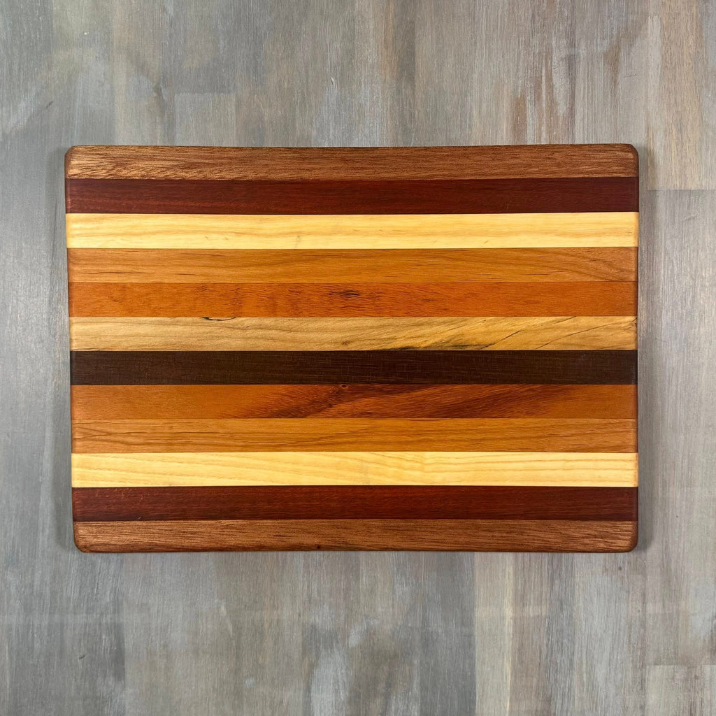 With the Gritz Classic Rectangle Cutting Board | 15x10 | Assorted Wood