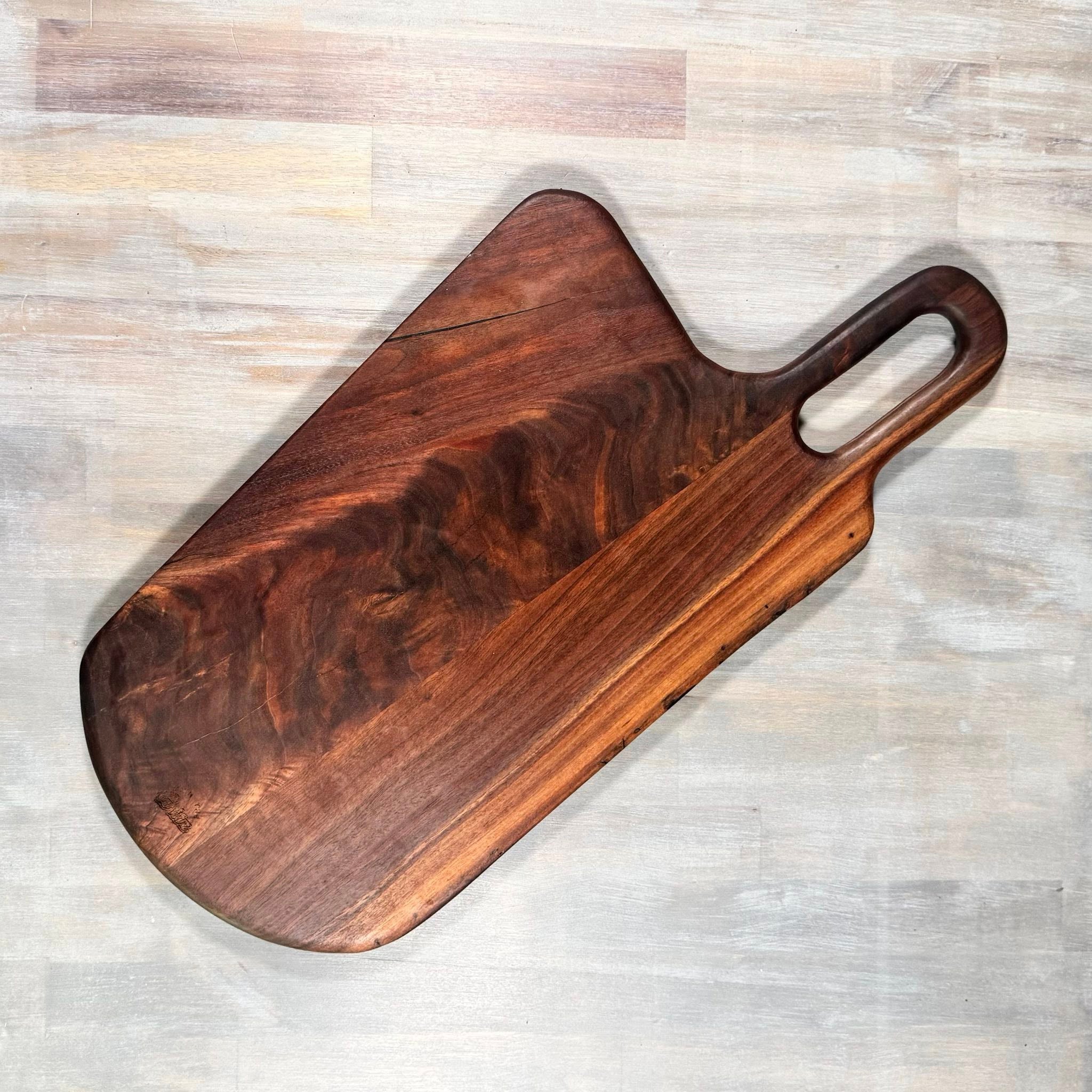 With the Gritz Custom Charcuterie Board | Medium Large | Walnut