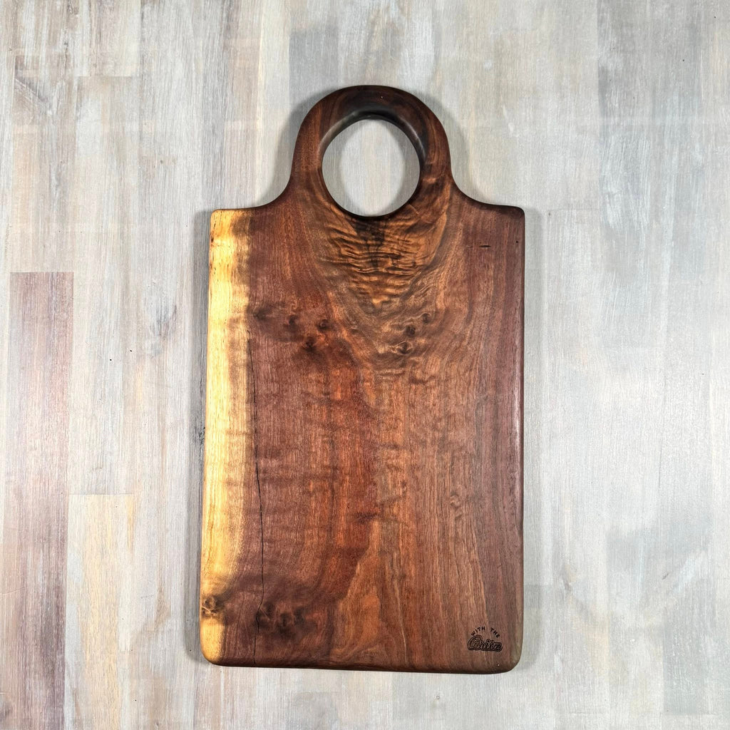 With the Gritz Custom Charcuterie Board | Medium | Walnut