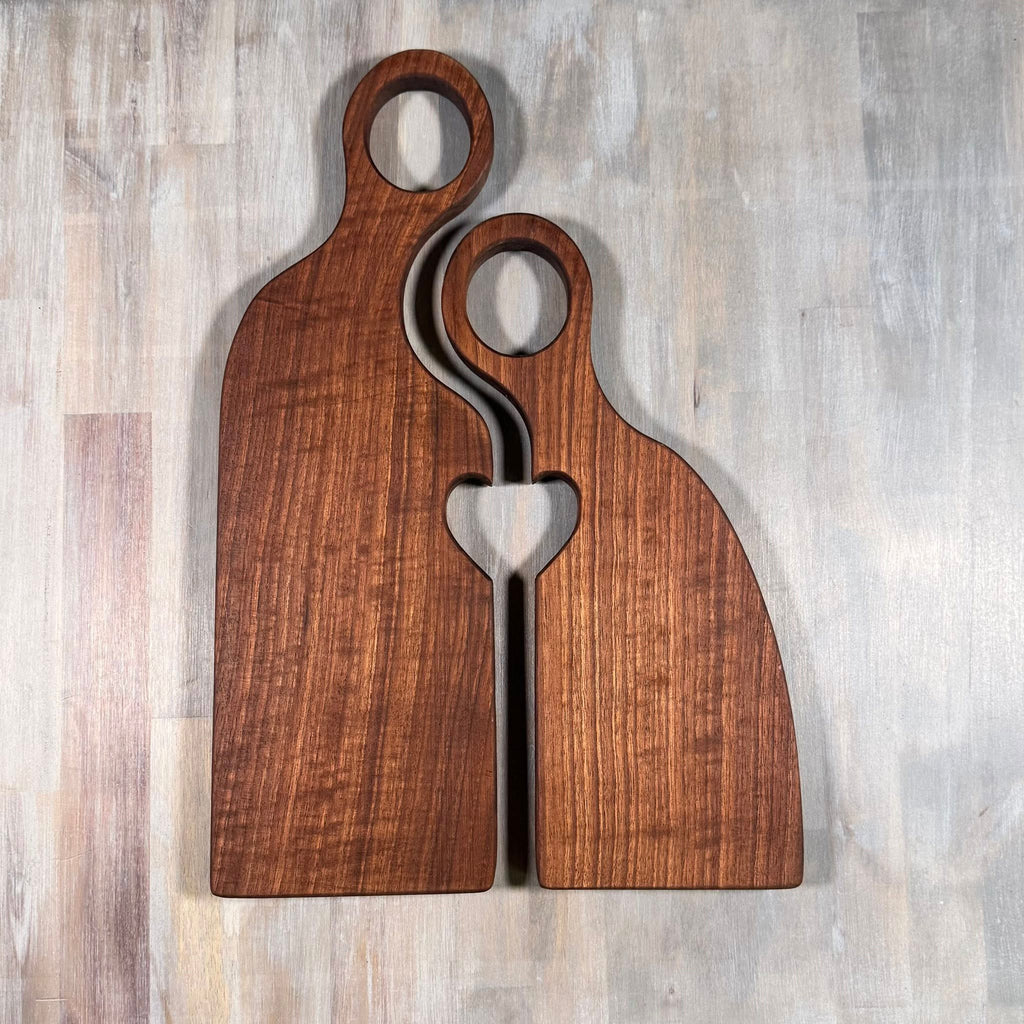 With the Gritz Custom 2-piece Nesting boards  | Walnut