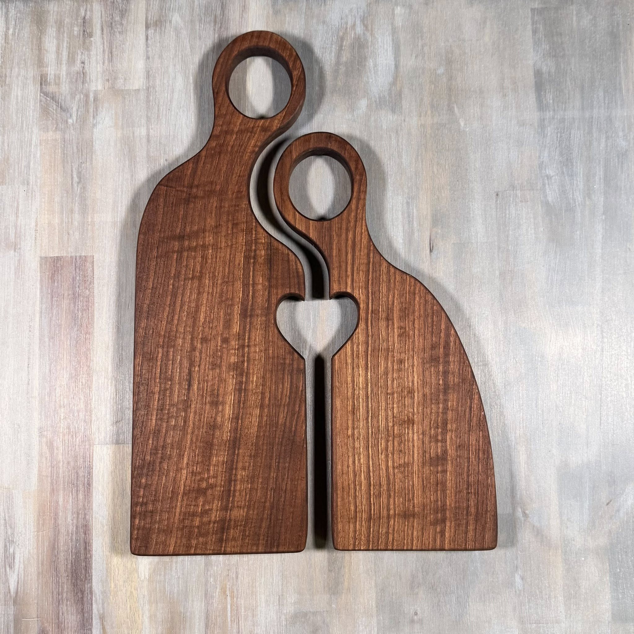 With the Gritz Custom 2-piece Nesting boards  | Walnut