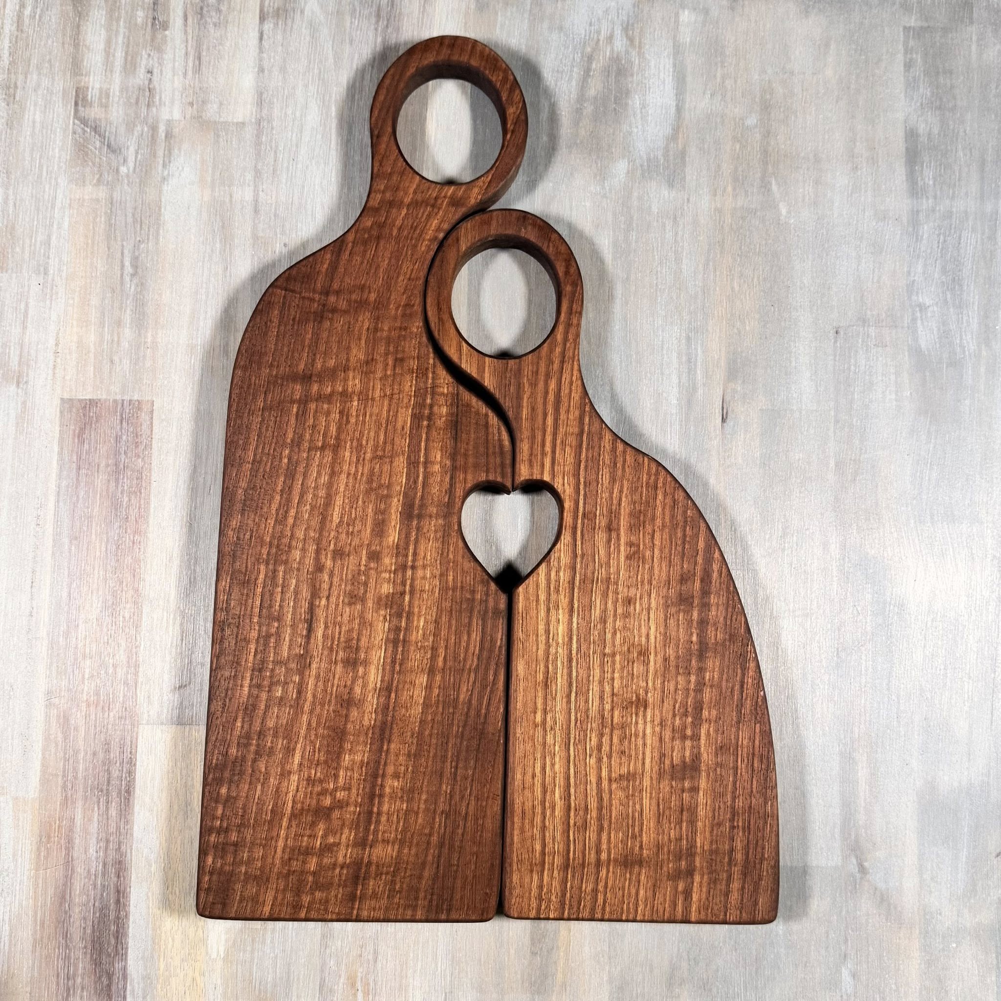 With the Gritz Custom 2-piece Nesting boards  | Walnut