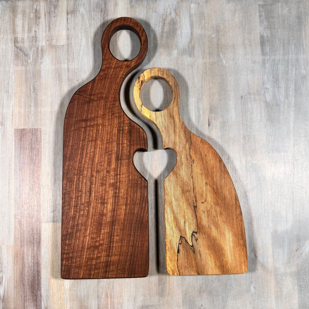 With the Gritz Custom 2-piece Nesting boards  | Spalted Sycamore | Walnut