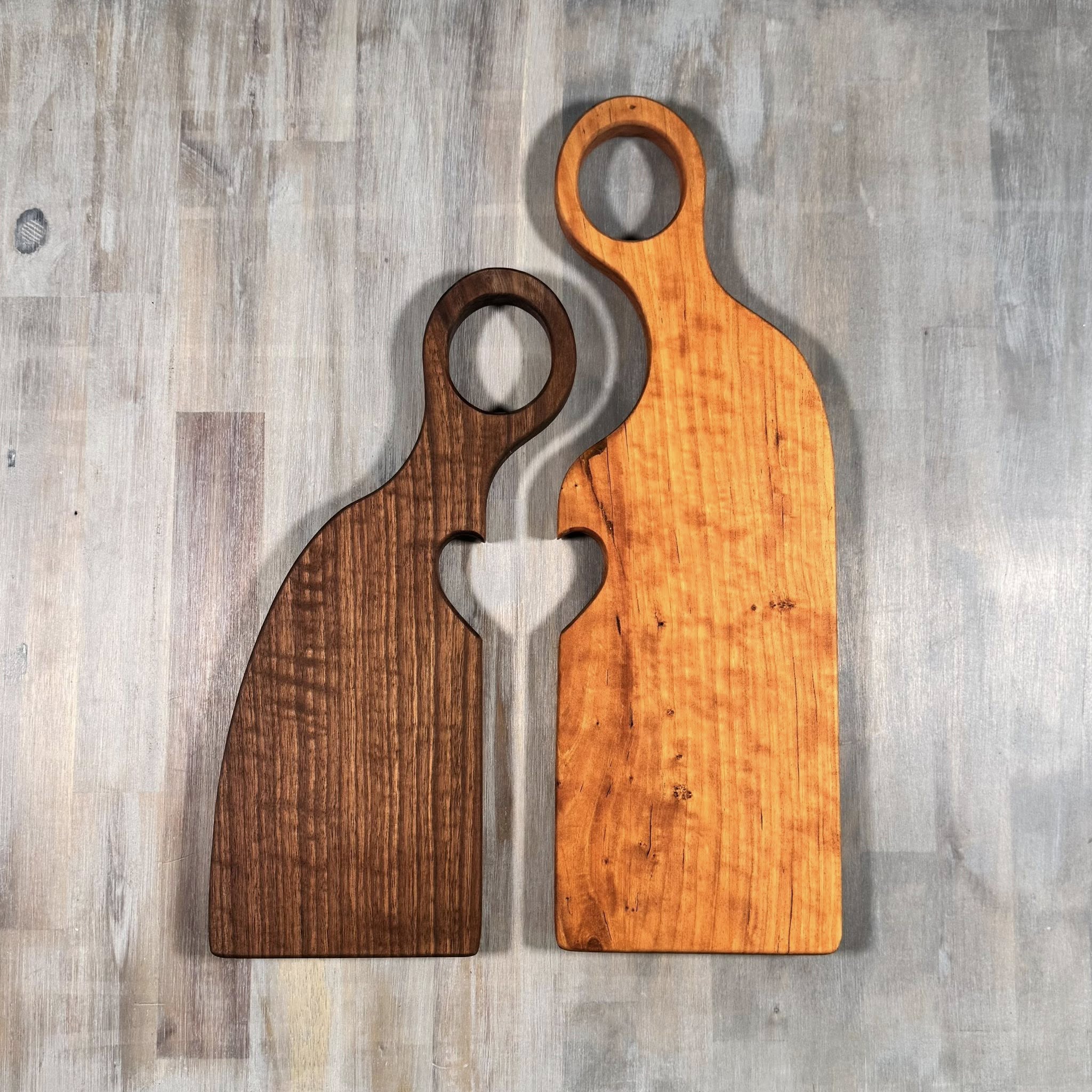 With the Gritz Custom 2-piece Nesting boards | Cherry | Walnut