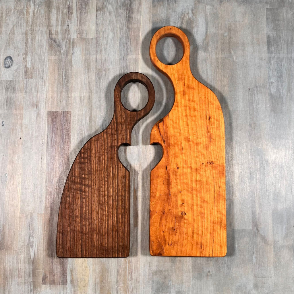 With the Gritz Custom 2-piece Nesting boards  | Cherry | Walnut