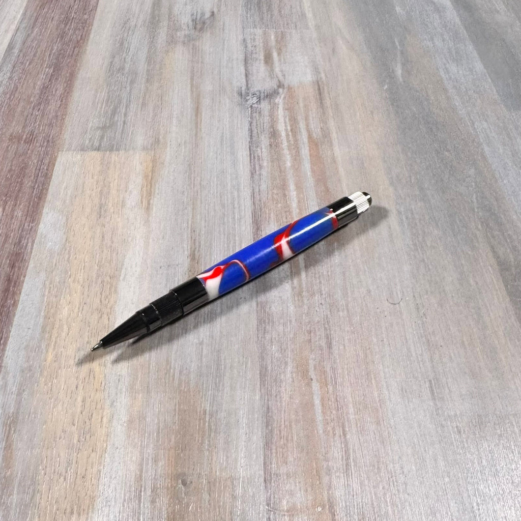 Status Click Pen | Patriotic | Gun Metal Hardware