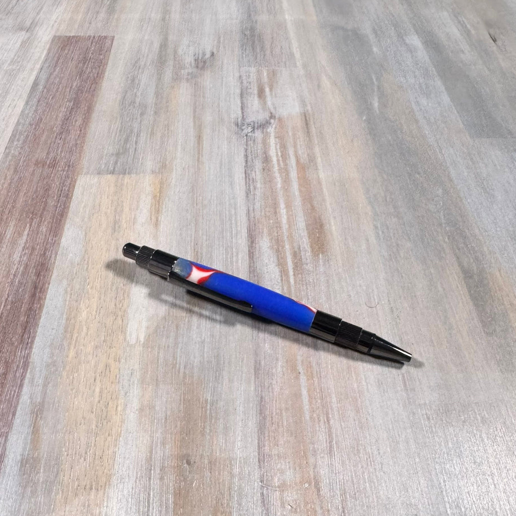 Status Click Pen | Patriotic | Gun Metal Hardware