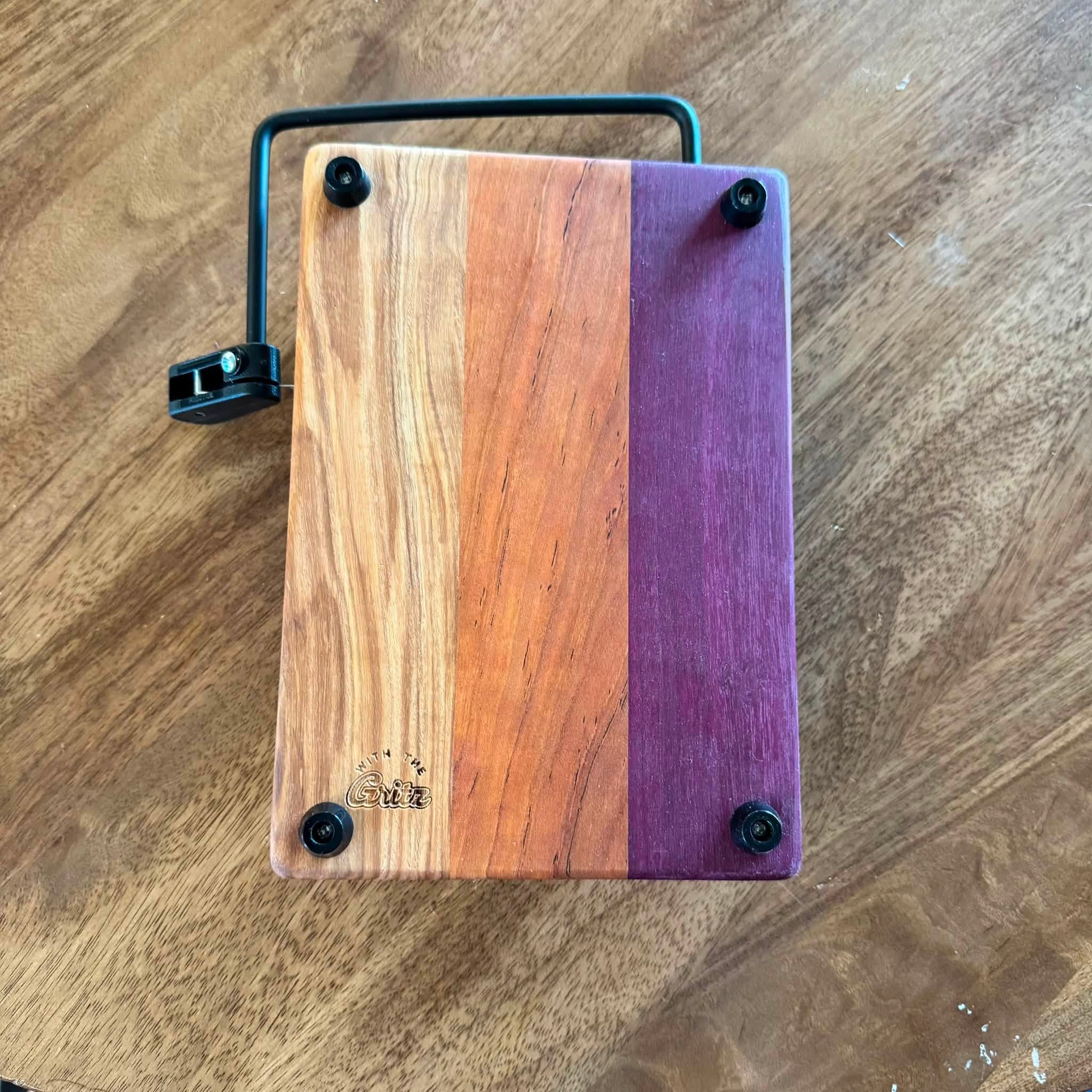 Exotic Wood Cheese Slicer | Three Piece