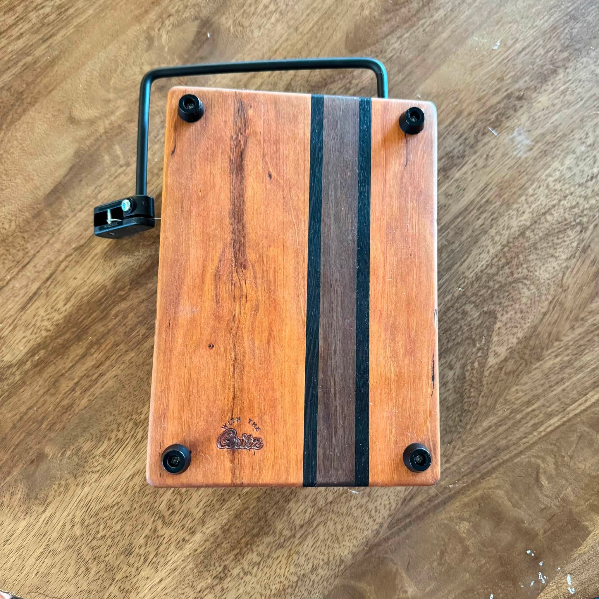 Exotic Wood Cheese Slicer | Offset Stripe