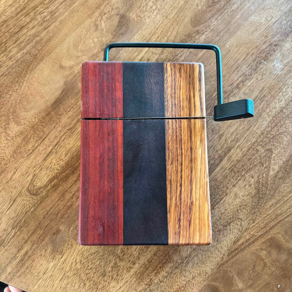 Exotic Wood Cheese Slicer | Three Piece